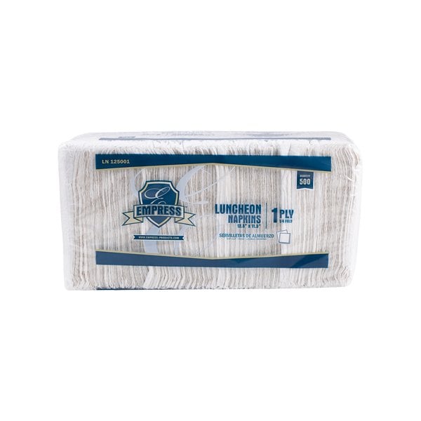 Bsc Preferred Paper Luncheon Napkins - White, 12.1/2 x 11.3/4, 6000PK PW103 - main